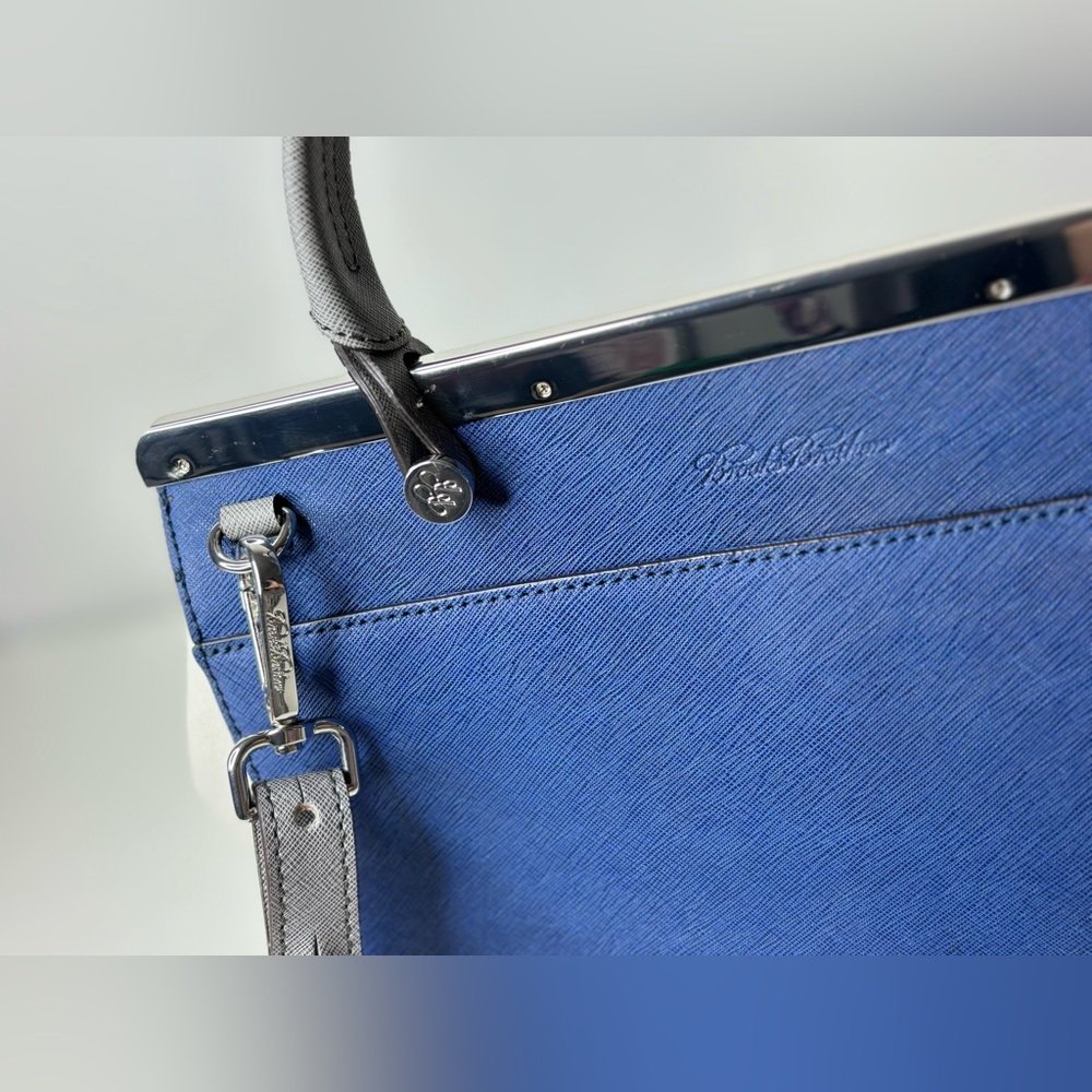 Brooks Brothers Italian Leather 2 way Bag - Picture 6 of 11